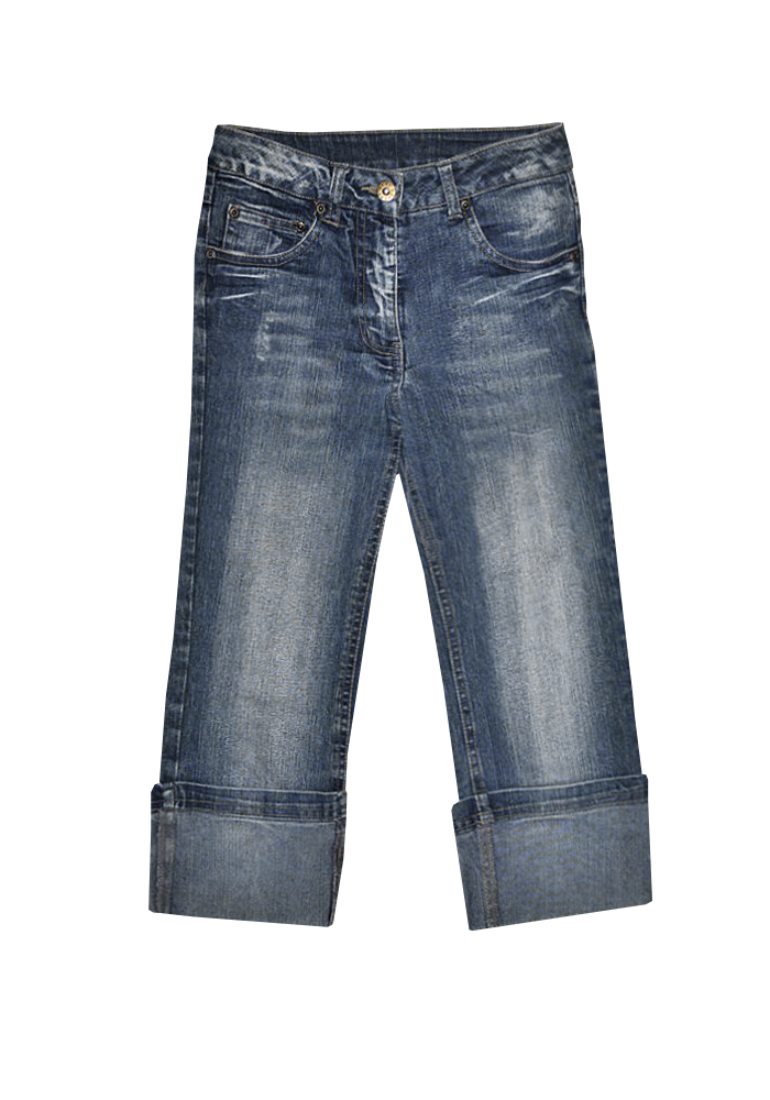 Капри джинсовые подростковые секонд хенд B-0508-B-03
