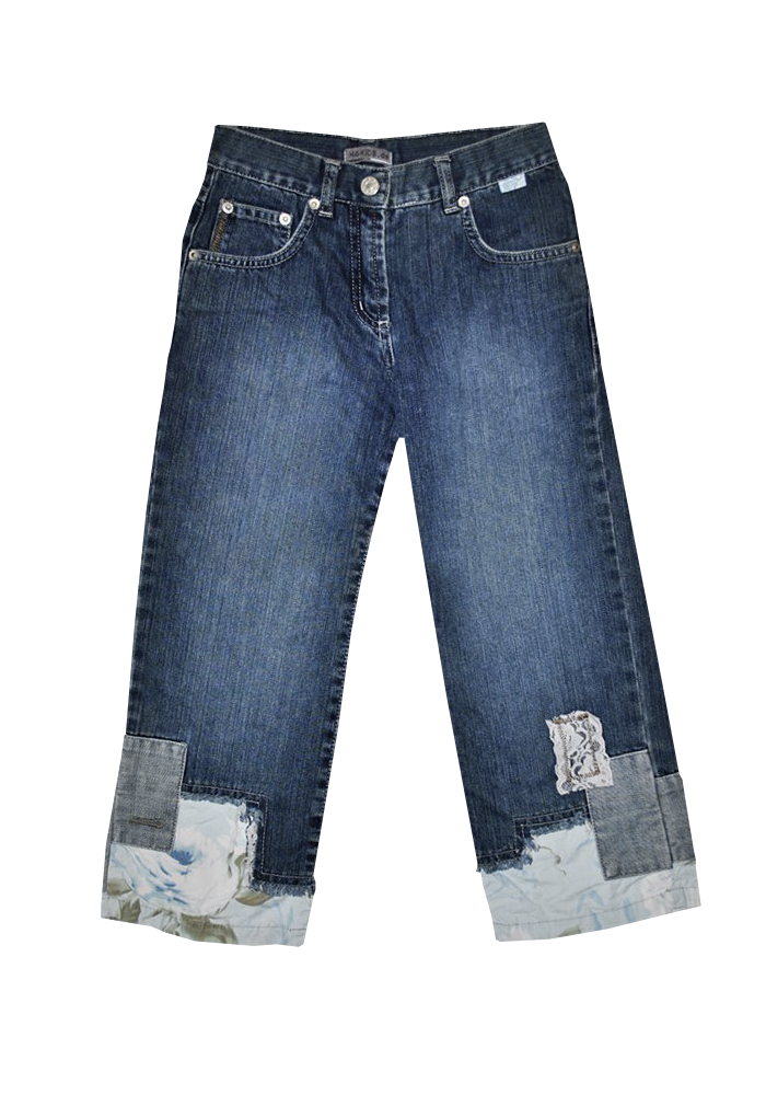 Капри джинсовые подростковые секонд хенд B-0508-B-05