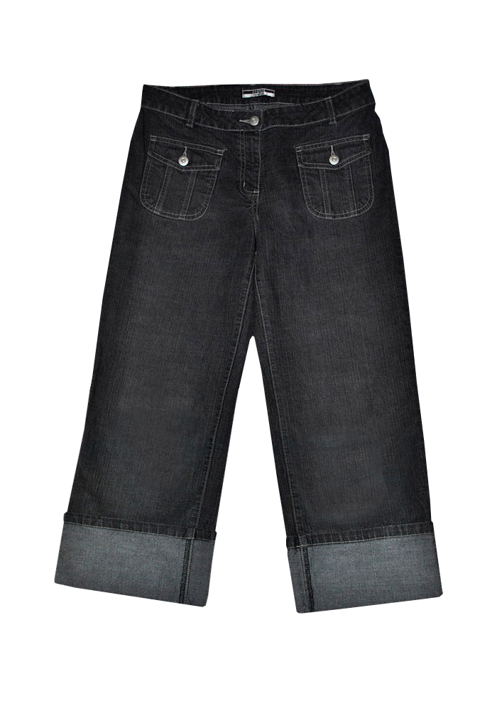 Капри джинсовые женские секонд хенд B-0510-B-07